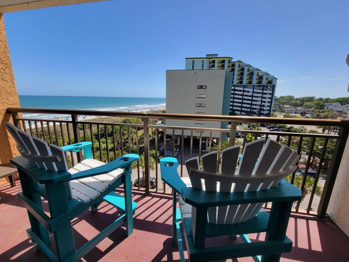 Ocean View King Suite With Modern Decor And Accents - Caravelle Resort 605 Sleeps 4 Guests Myrtle Beach Exterior foto